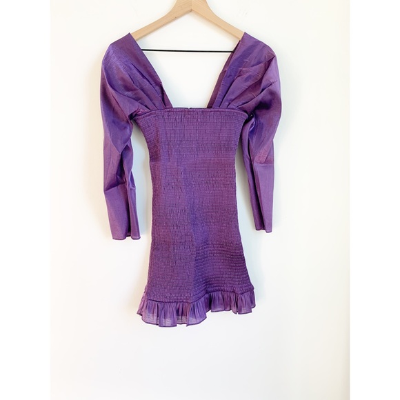 Lovers + Friends Woman’s Orson Mini Dress in Royal Purple - Picture 2 of 7